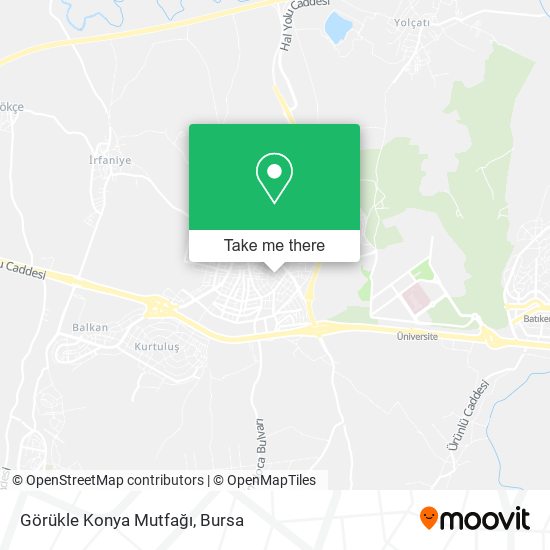 Görükle Konya Mutfağı map