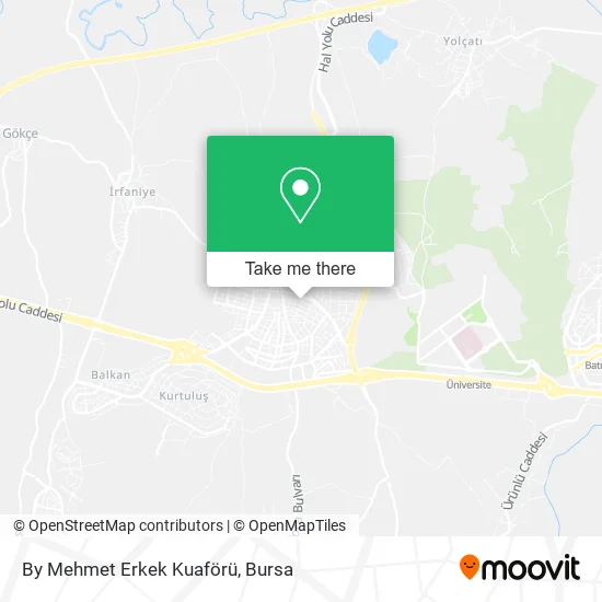 By Mehmet Erkek Kuaförü map