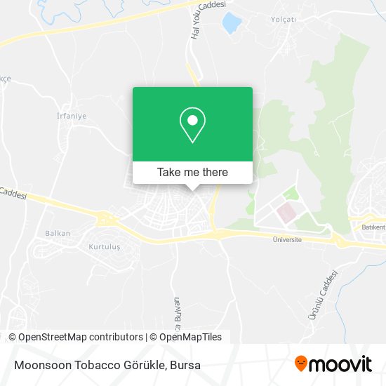 Moonsoon Tobacco Görükle map