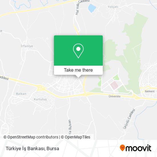 Türkiye İş Bankası map