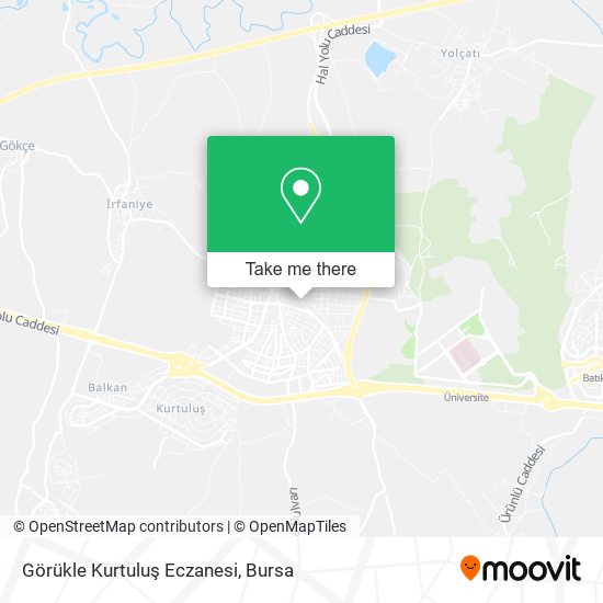 Görükle Kurtuluş Eczanesi map