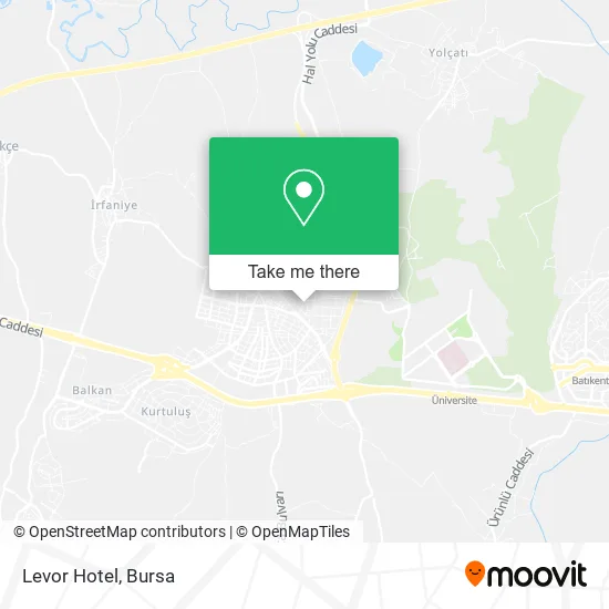Levor Hotel map