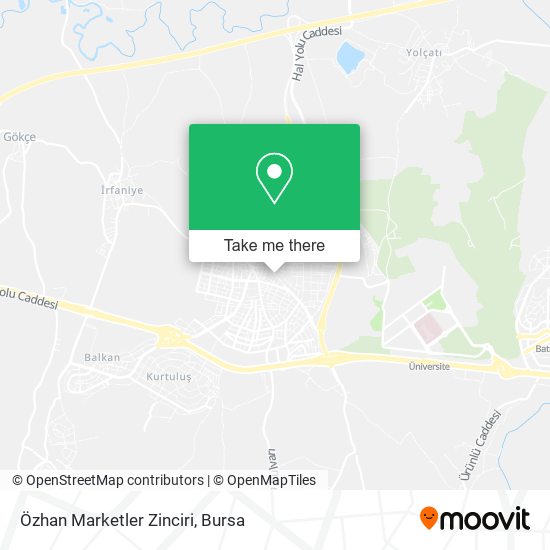 Özhan Marketler Zinciri map