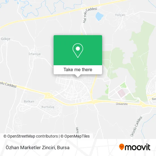 Özhan Marketler Zinciri map