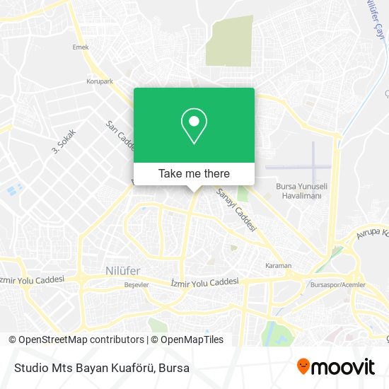 Studio Mts Bayan Kuaförü map
