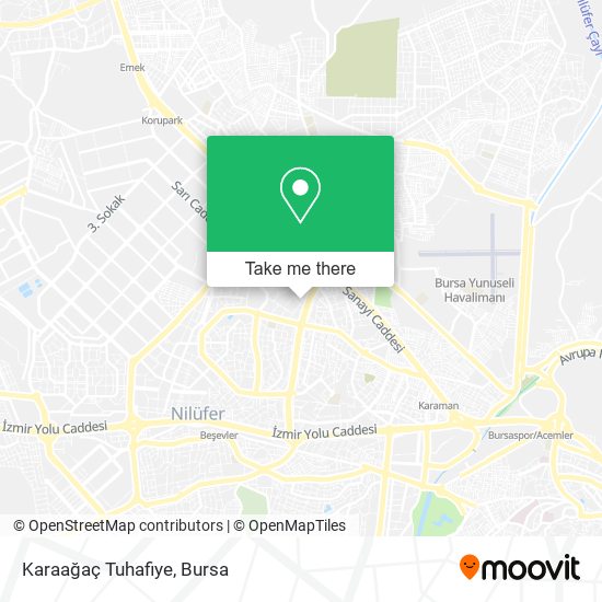 Karaağaç Tuhafiye map