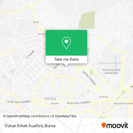 Özkan Erkek Kuaförü map