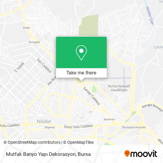 Mutfak Banyo Yapı Dekorasyon map