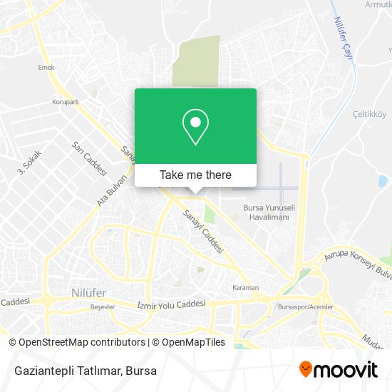 Gaziantepli Tatlımar map