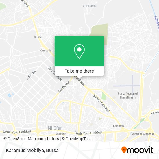 Karamus Mobilya map