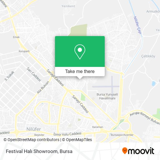 Festival Halı Showroom map
