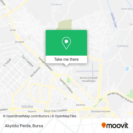 Akyıldız Perde map