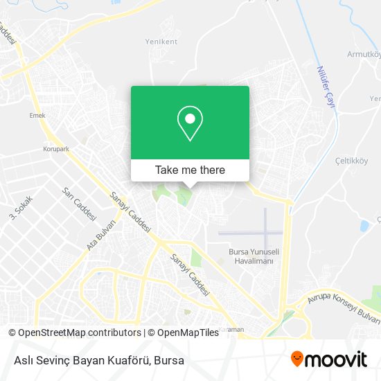 Aslı Sevinç Bayan Kuaförü map
