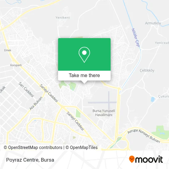 Poyraz Centre map