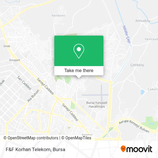 F&F Korhan Telekom map