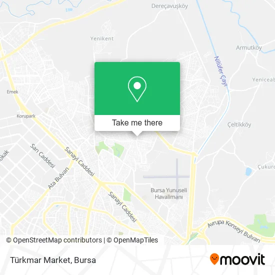 Türkmar Market map