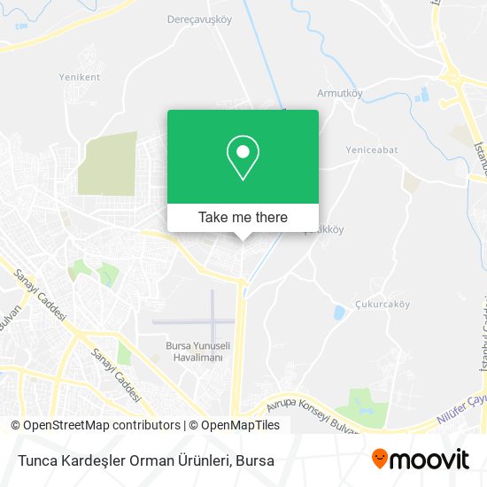 Tunca Kardeşler Orman Ürünleri map