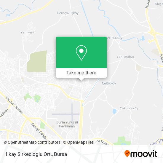 Ilkay Sırkecıoglu Ort. map