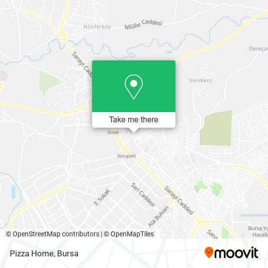 Pizza Home map