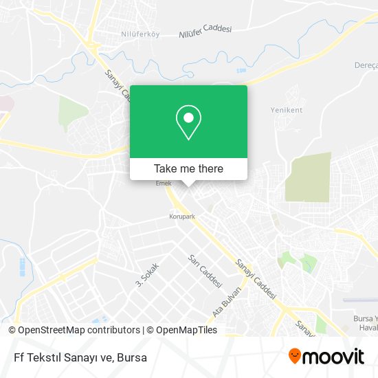 Ff Tekstıl Sanayı ve map