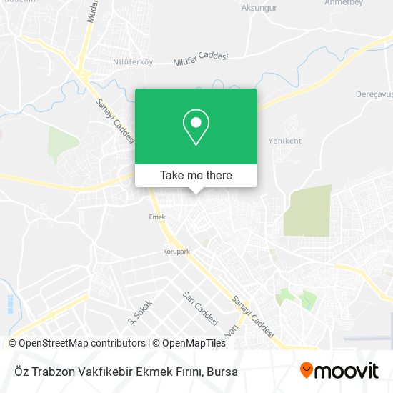 Öz Trabzon Vakfıkebir Ekmek Fırını map