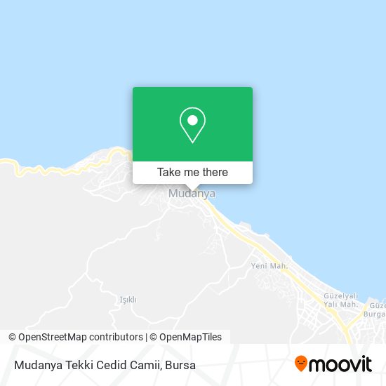 Mudanya Tekki Cedid Camii map