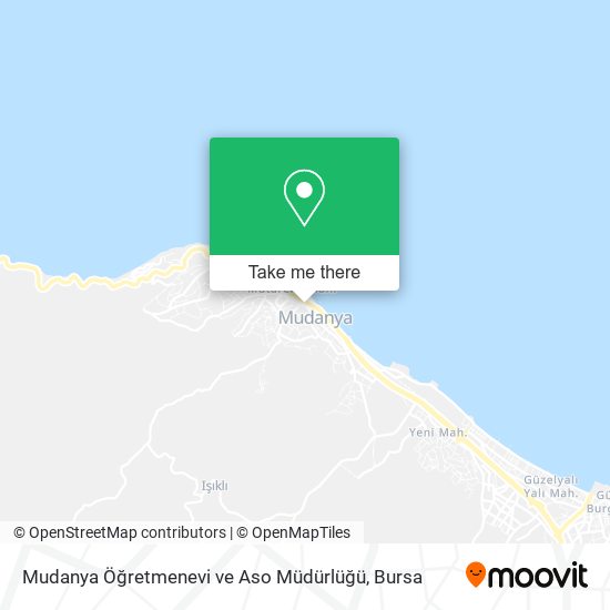 Mudanya Öğretmenevi ve Aso Müdürlüğü map
