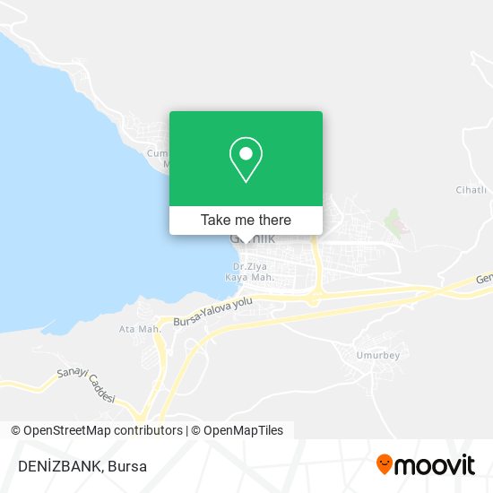 DENİZBANK map