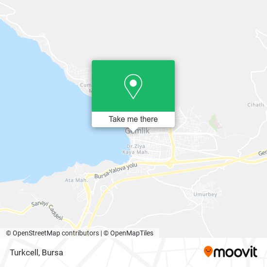 Turkcell map