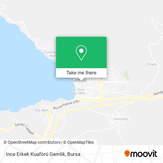 Ince Erkek Kuaförü Gemlik map