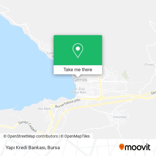 Yapı Kredi Bankası map