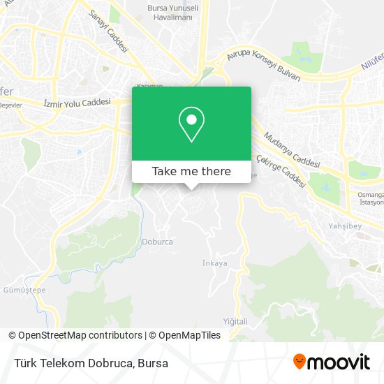 Türk Telekom Dobruca map
