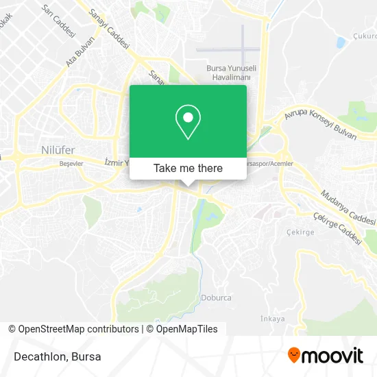 Decathlon map