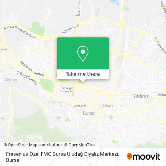 Fresenius-Özel FMC Bursa Uludağ Diyaliz Merkezi map