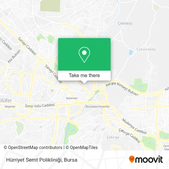 Hürriyet Semt Polikliniği map