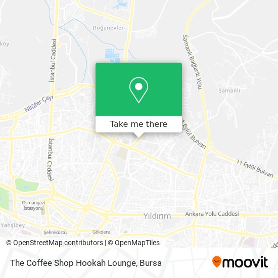 The Coffee Shop Hookah Lounge map