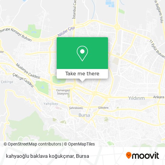 kahyaoğlu baklava koğukçınar map