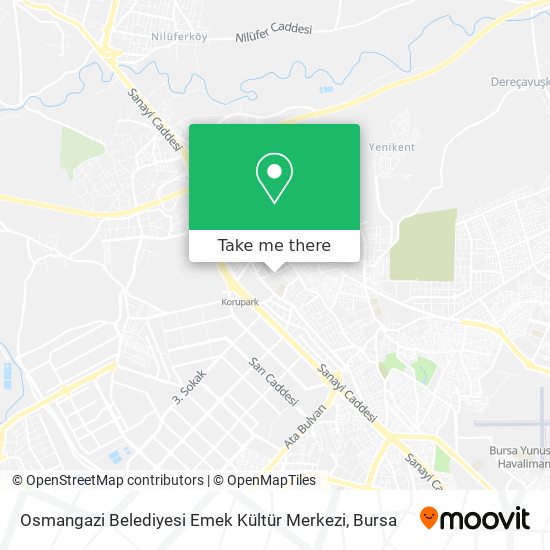 Osmangazi Belediyesi Emek Kültür Merkezi map