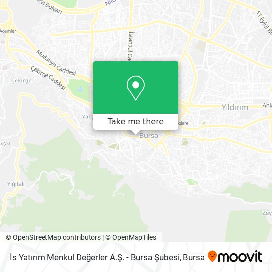 İs Yatırım Menkul Değerler A.Ş. - Bursa Şubesi map