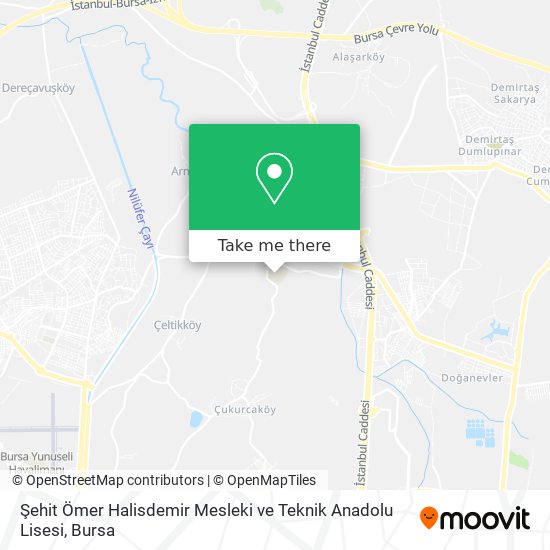 Şehit Ömer Halisdemir Mesleki ve Teknik Anadolu Lisesi map