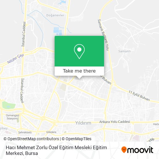 Hacı Mehmet Zorlu Özel Eğitim Mesleki Eğitim Merkezi map