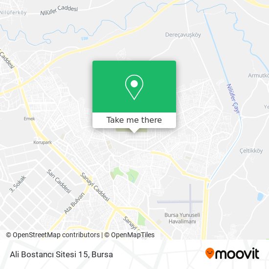 Ali Bostancı Sitesi 15 map