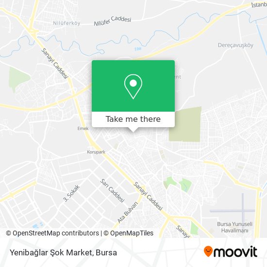 Yenibağlar Şok Market map