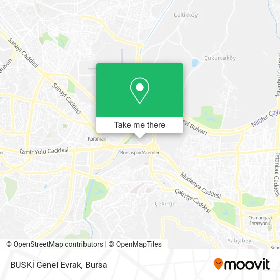 BUSKİ Genel Evrak map