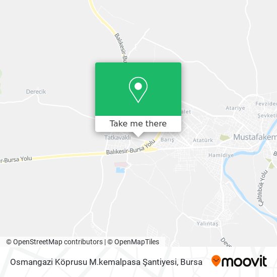Osmangazi Köprusu M.kemalpasa Şantiyesi map