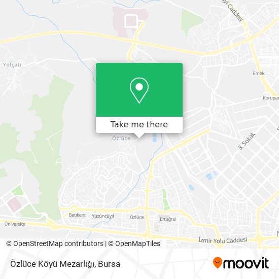 Özlüce Köyü Mezarlığı map