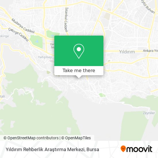 Yıldırım Rehberlik Araştırma Merkezi map