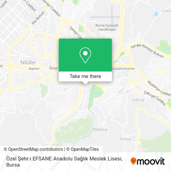 Özel Şehr-i EFSANE Anadolu Sağlık Meslek Lisesi map