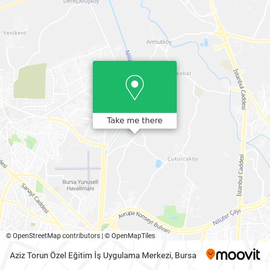 Aziz Torun Özel Eğitim İş Uygulama Merkezi map