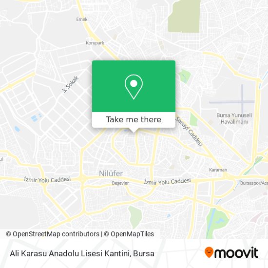 Ali Karasu Anadolu Lisesi Kantini map